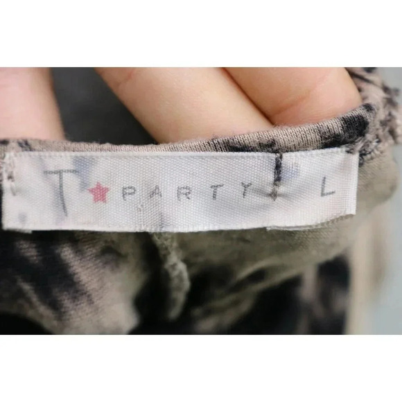 T-Party Tie-Dye Maxi Dress-Large-Braided Criss-Cross Back-Hippie-Boho - Picture 6 of 12